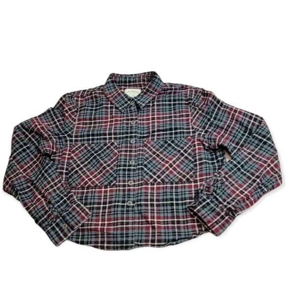 LA Hearts flannel crop top S - Picture 1 of 4
